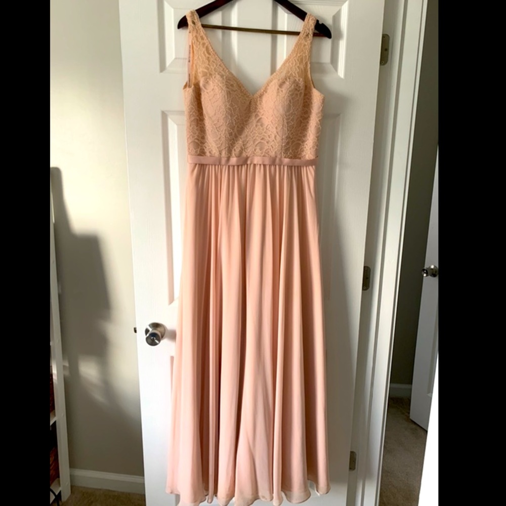 Blush Morilee Bridesmaid dress